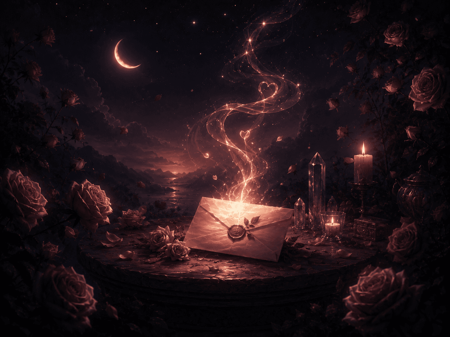 A love letter ritual image for expressing what is unsaid.