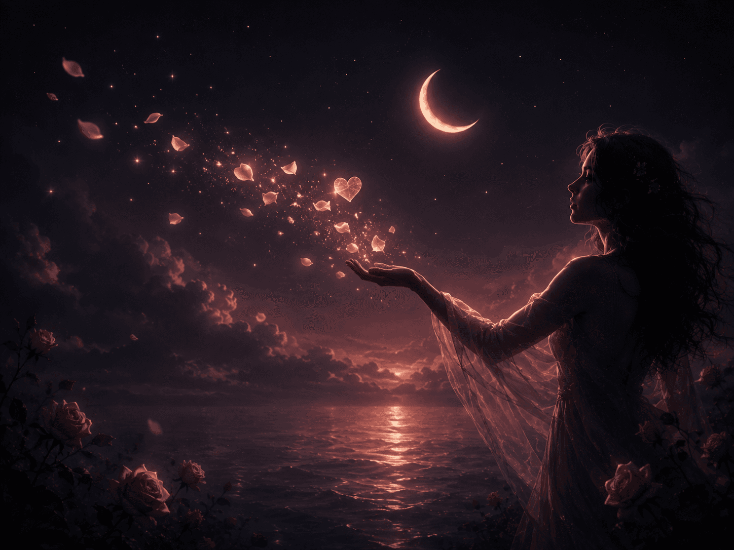 A soft ritual image for gentle release.